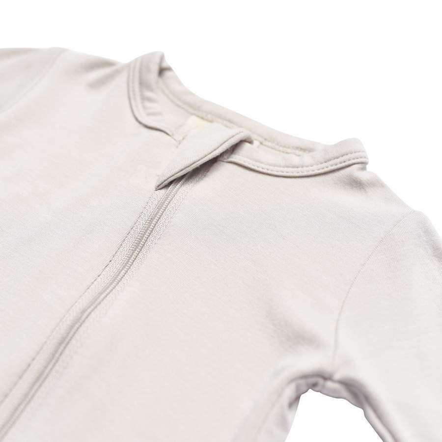 Zippered Footie in Oat