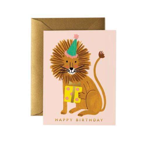 Lion Birthday Card