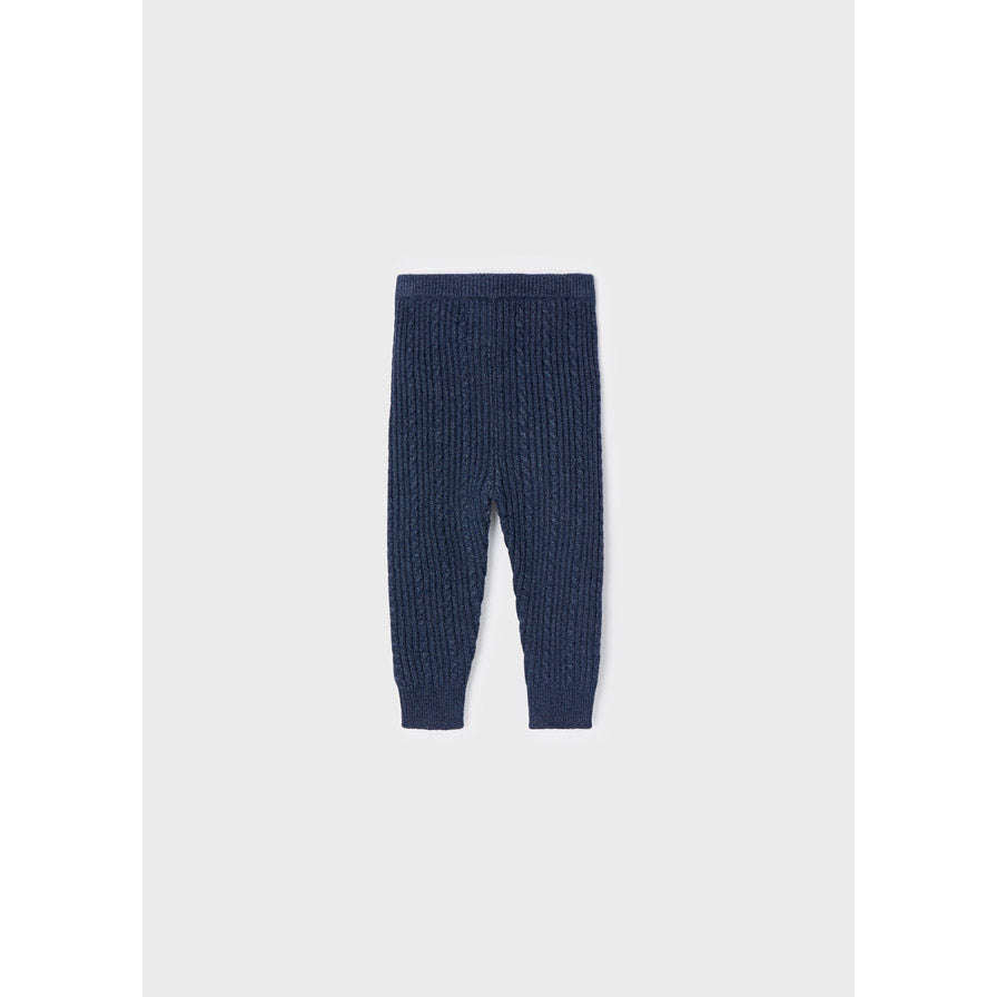 Night Blue Knit Leggings - Size 6M & 36M