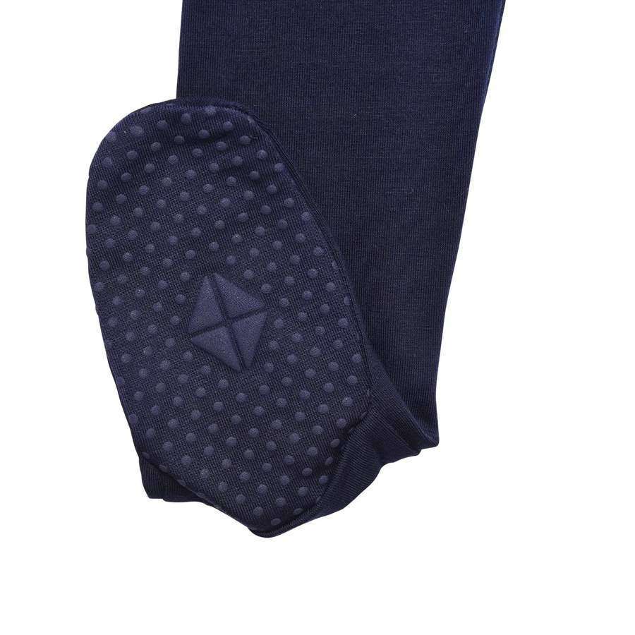 Zippered Footie in Navy