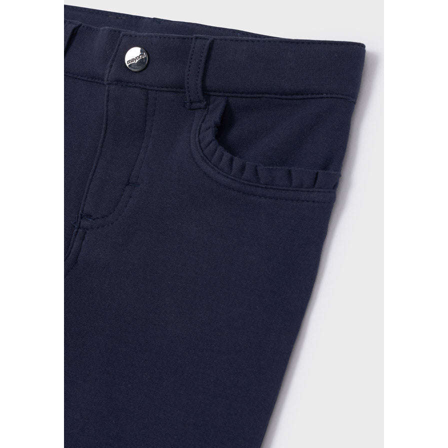 Navy Girls Bow Pants