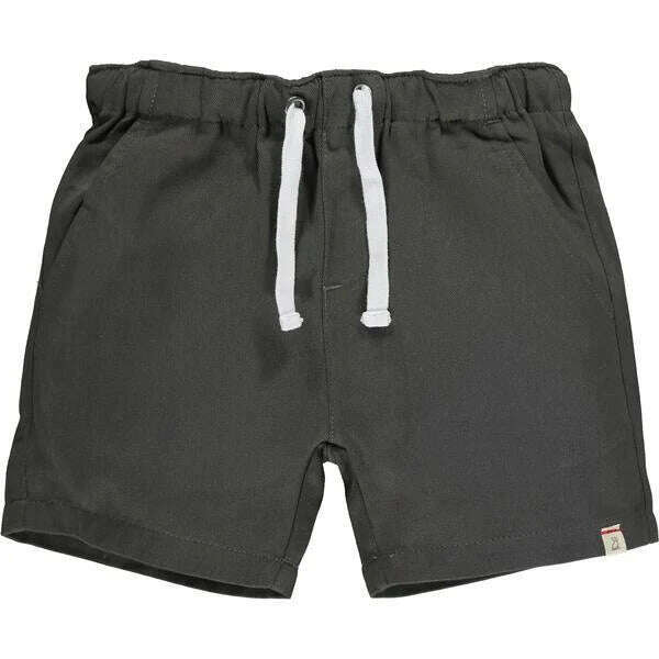 Grey Twill Shorts - Size 12-18M, 12Y, 14Y