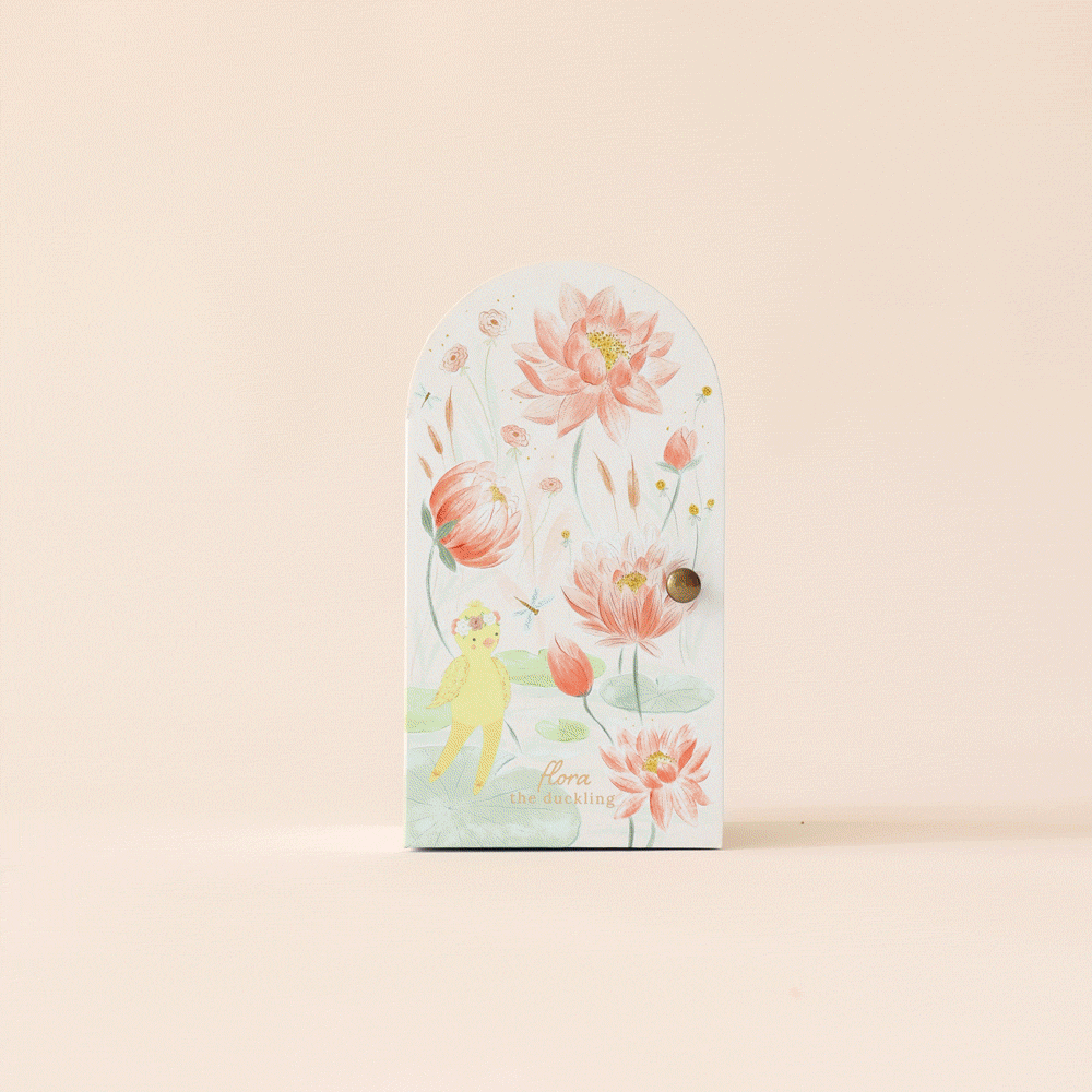 Tiny Flora the Duckling - Mauve