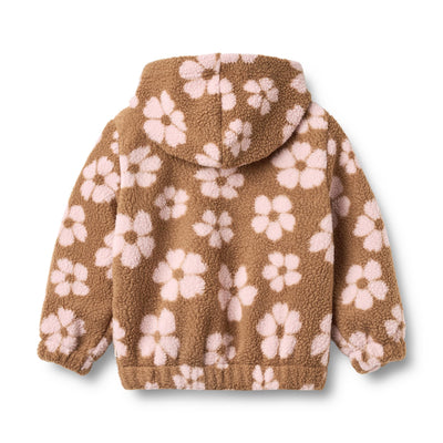 Zip Fleece Milla - Warm Hazel Flowers