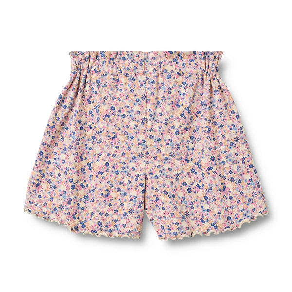 Shorts - Pink and Blue Flowers