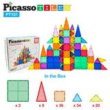 Picasso Tiles : 101pc Magnetic Tileset