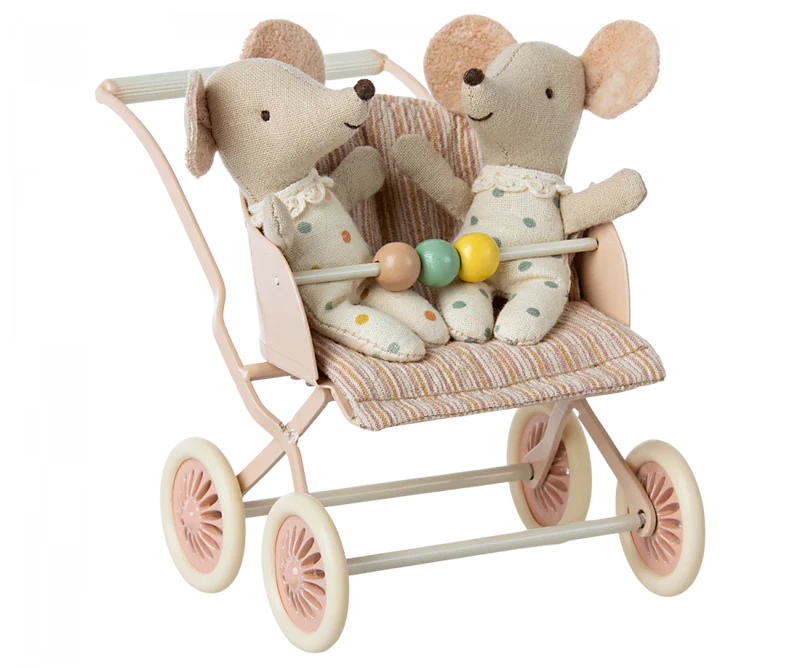 Maileg Baby Stroller - Rose