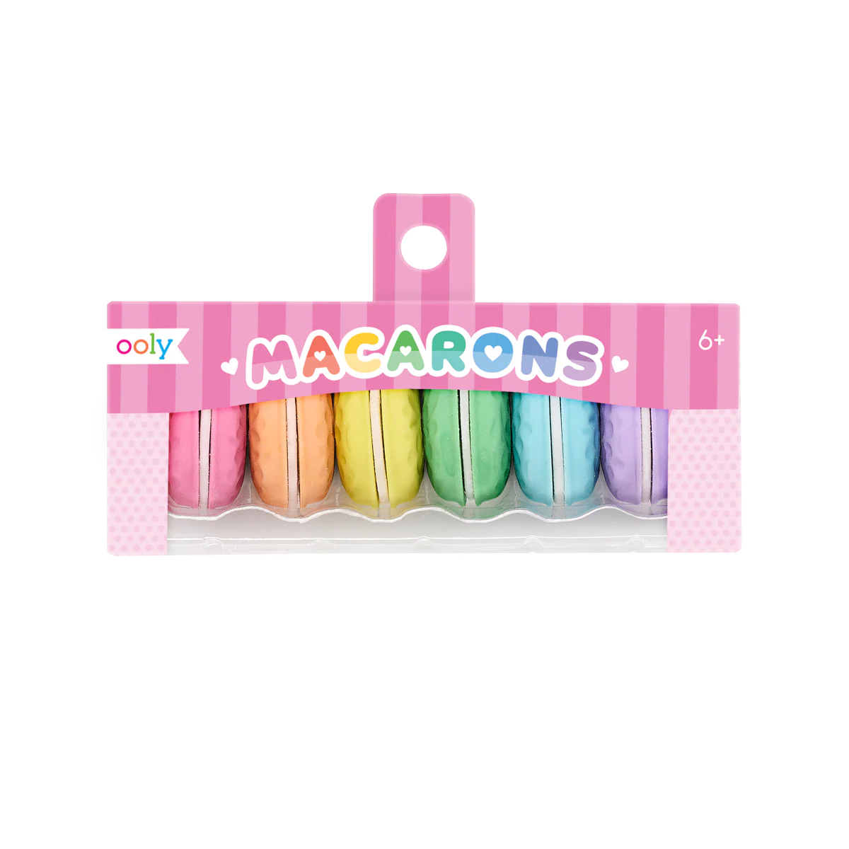 Macarons - Vanilla scented puzzle erasers