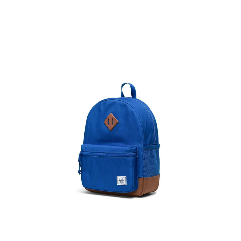 Kids Heritage Backpack - Surf The Web/Saddle Brown