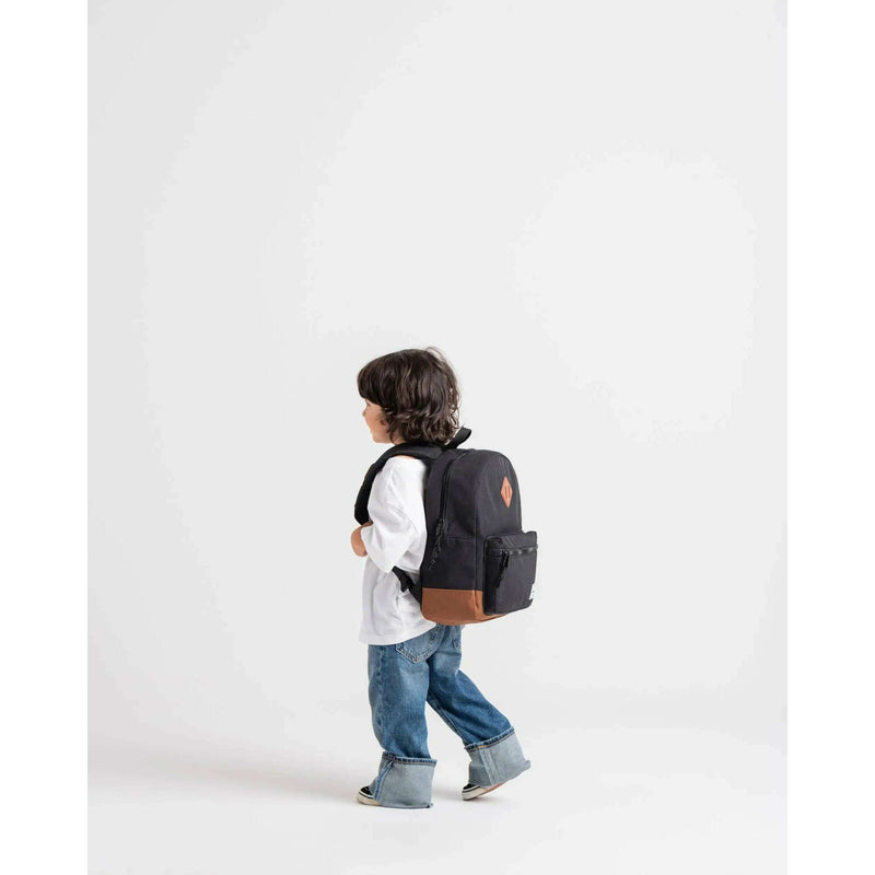 Kids Heritage Backpack - Surf The Web/Saddle Brown