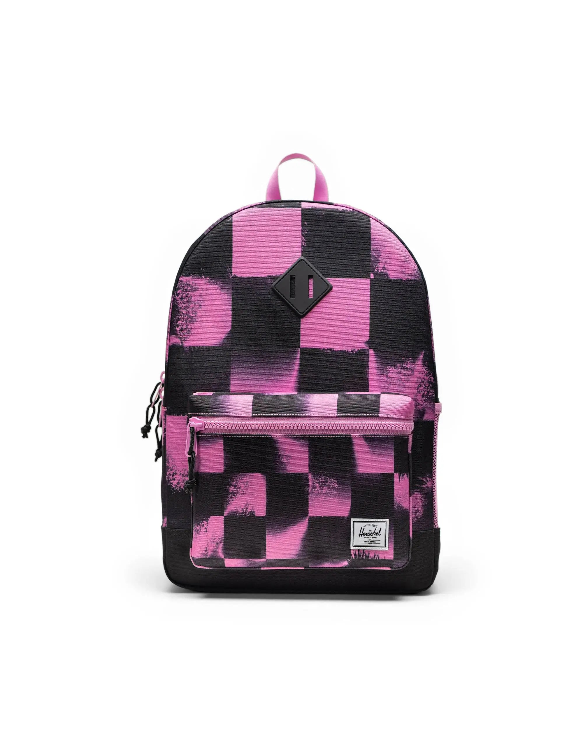 Herschel Heritage Youth Backpack - Stencil Checker Opera Mauve