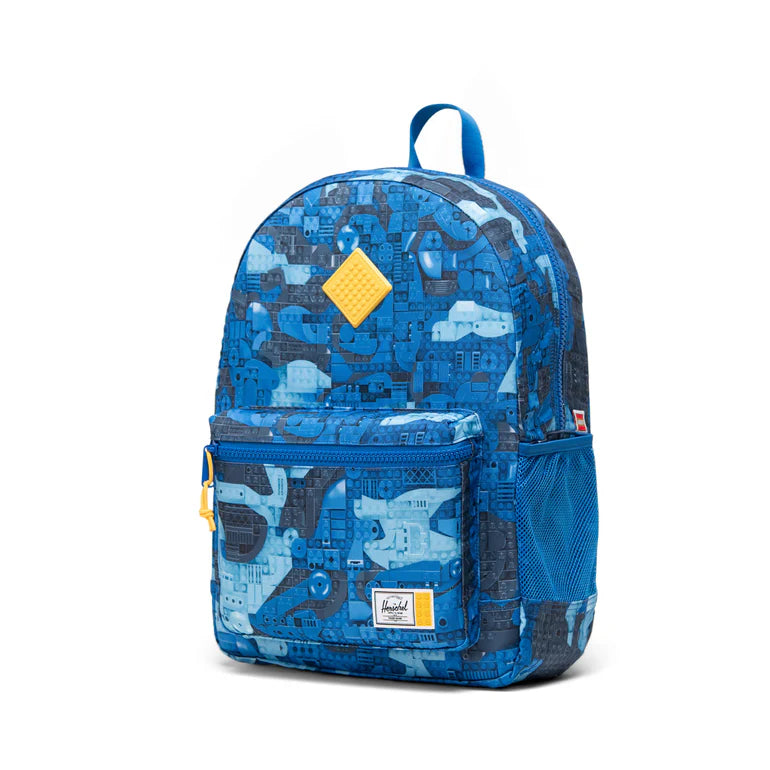 LEGO Herschel Heritage Youth Backpack - Abstract Bricks Blue