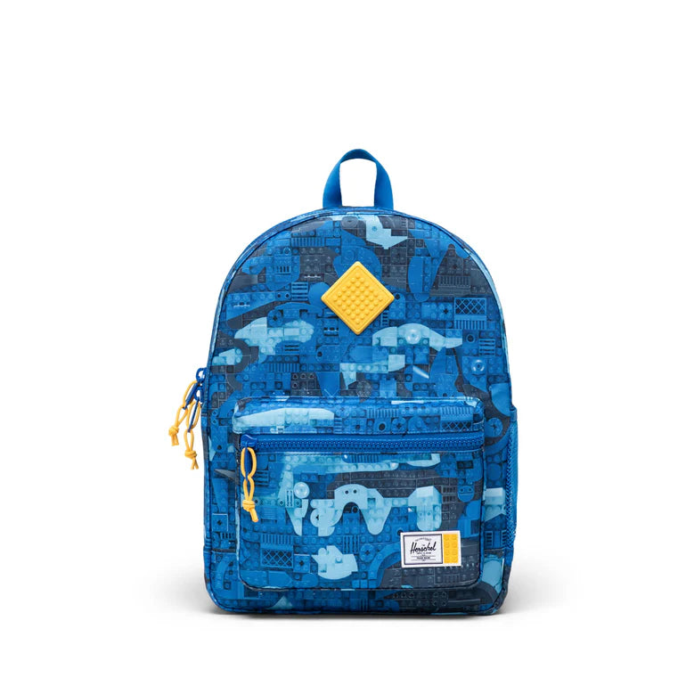 LEGO Herschel Heritage Kids Backpack - Abstract Bricks Blue