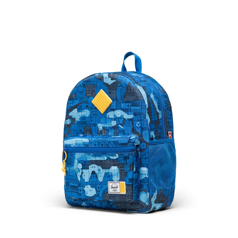 LEGO Herschel Heritage Kids Backpack - Abstract Bricks Blue