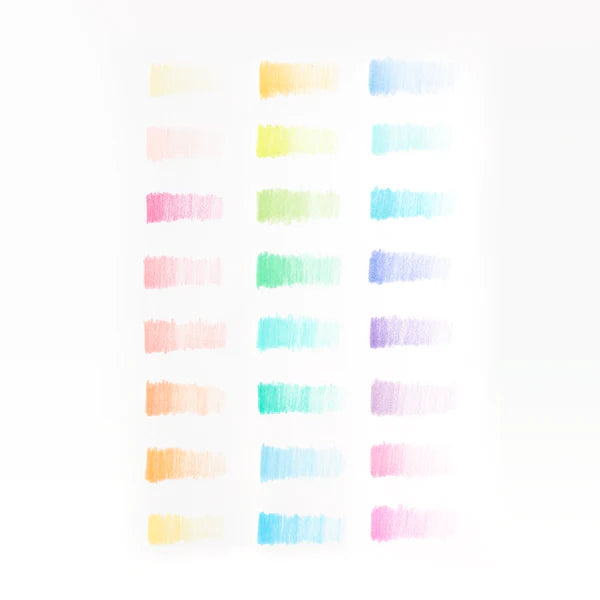 Pastel Hues Colored Pencils