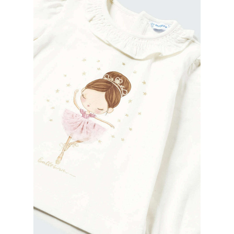 Baby Ballerina Long Sleeve T-Shirt - Size 9M