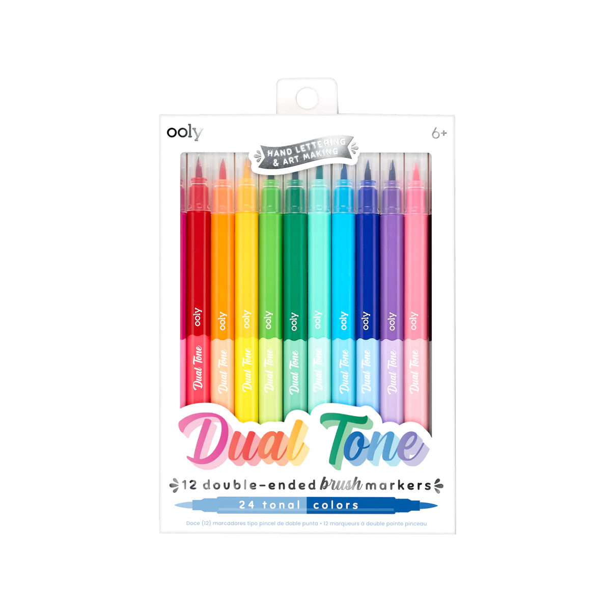 Dual Tone Double Ended Brush Markers