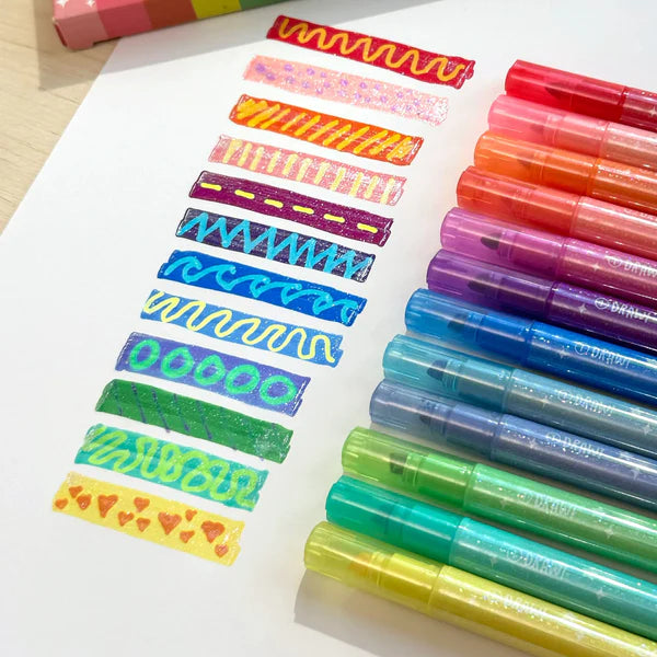 Switch-eroo Sparkle Glittery Color Changing Markers