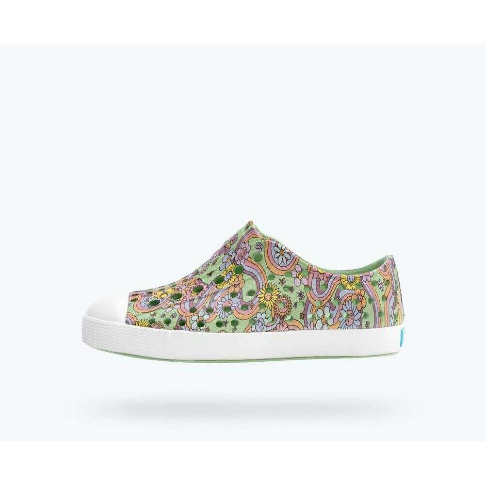 Jefferson Print - Fig Green / Shell White / Rain Floral