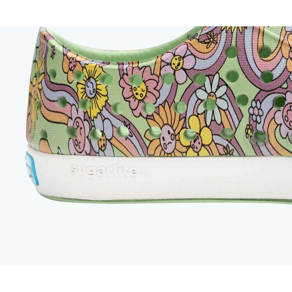 Jefferson Print - Fig Green / Shell White / Rain Floral