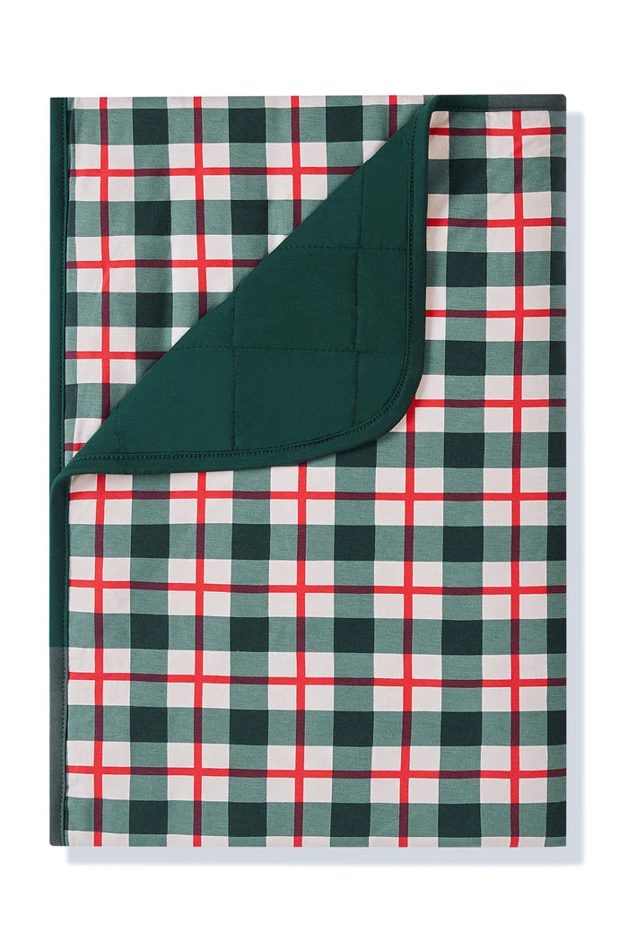 Toddler Blanket in Holiday Plaid 1.0