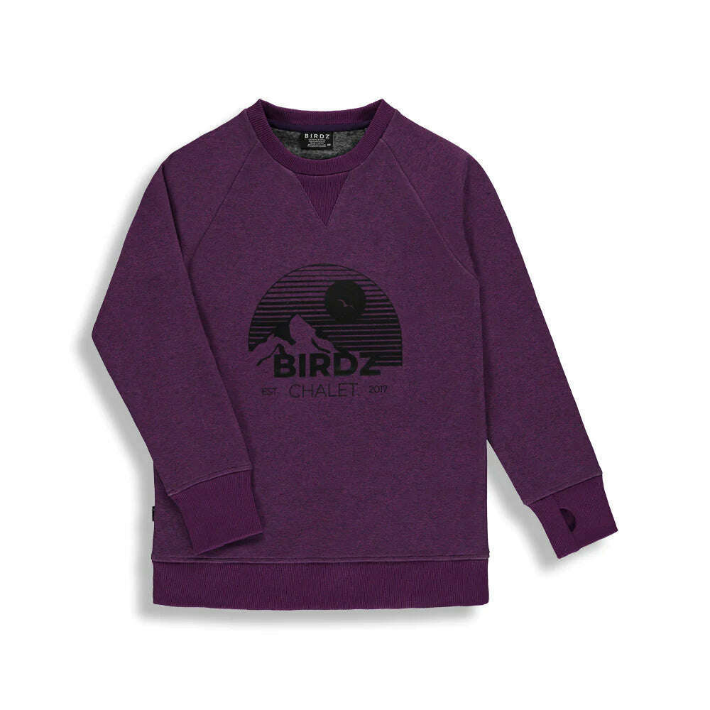 Chalet Sweat Mountain Crewneck - Purple - Size 5