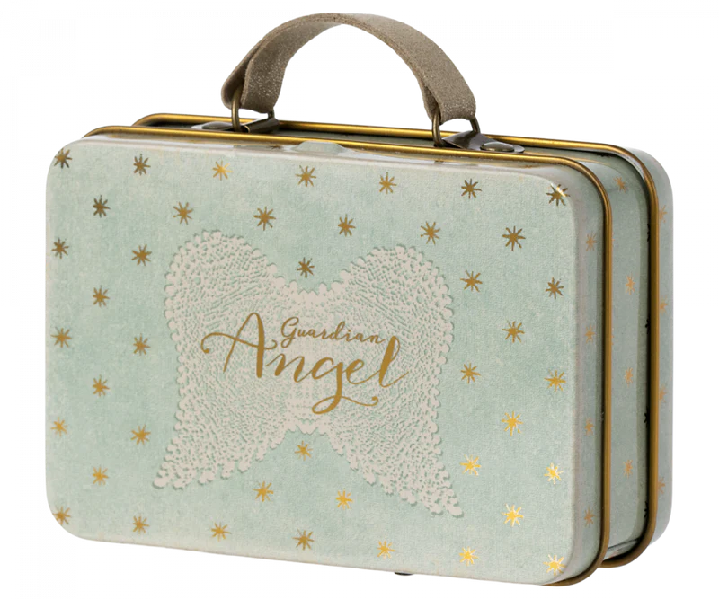 Angel Mouse in Suitcase