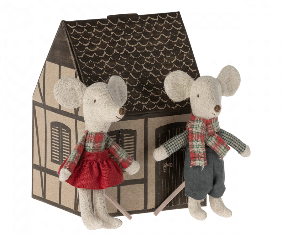 Winter Mice Twins - Brother & Sister