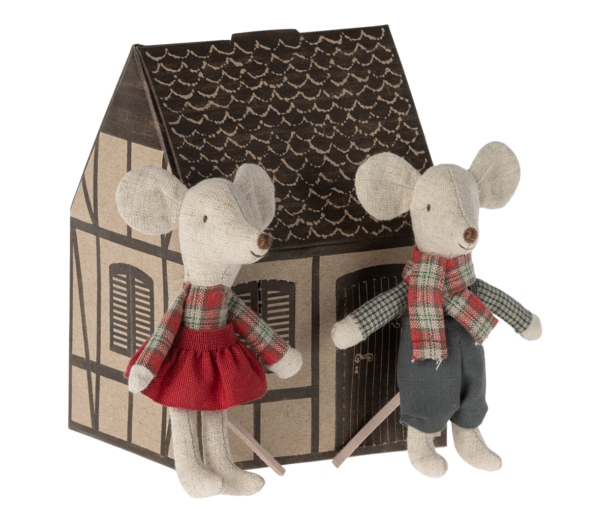 Winter Mice Twins - Brother & Sister