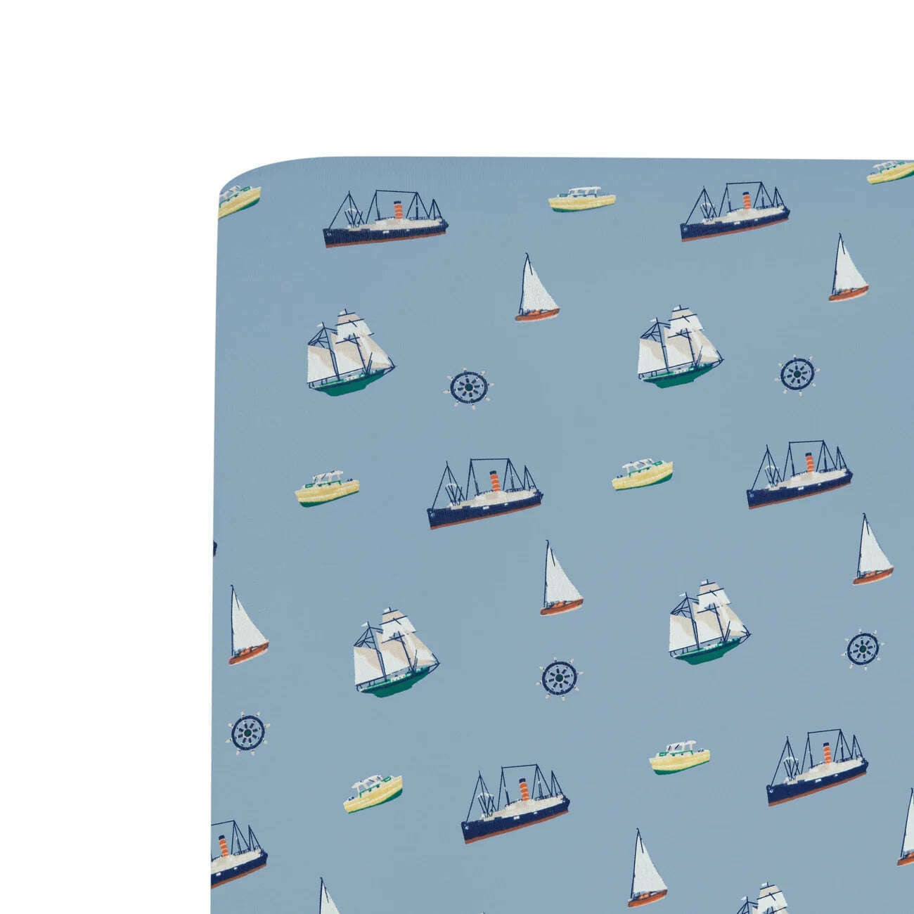 Crib Sheet in Vintage Boats