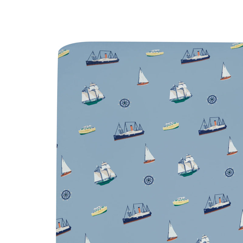 Crib Sheet in Vintage Boats