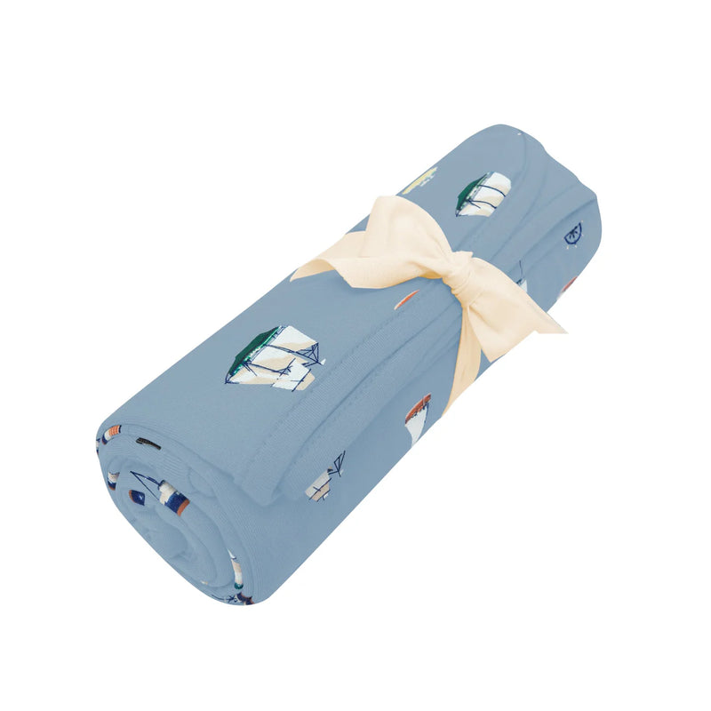 Swaddle Blanket in Vintage Boats