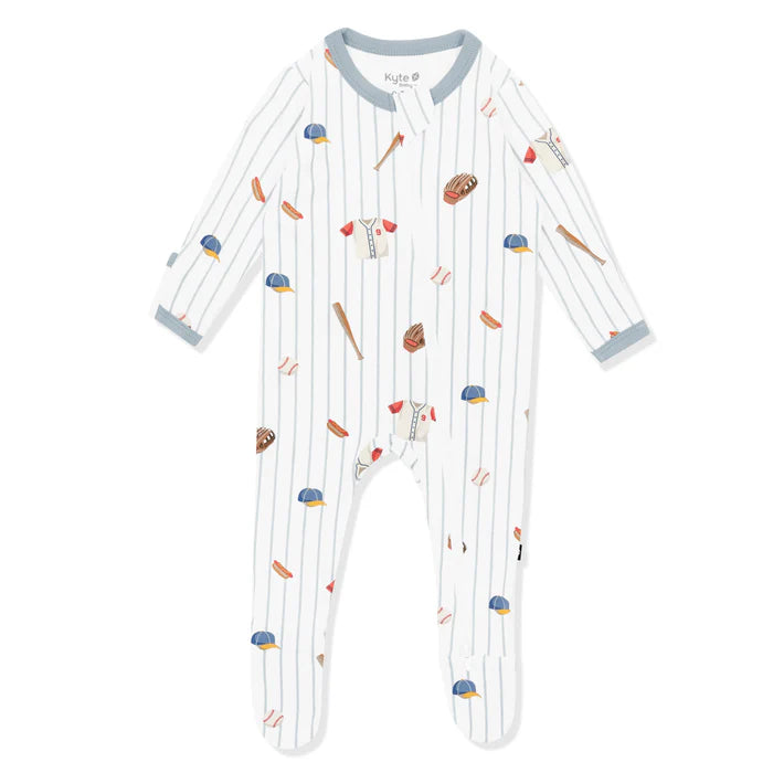 Zippered Footie in Home Run
