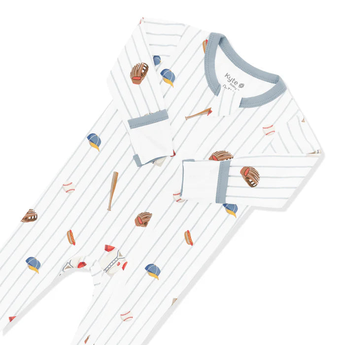 Zippered Footie in Home Run