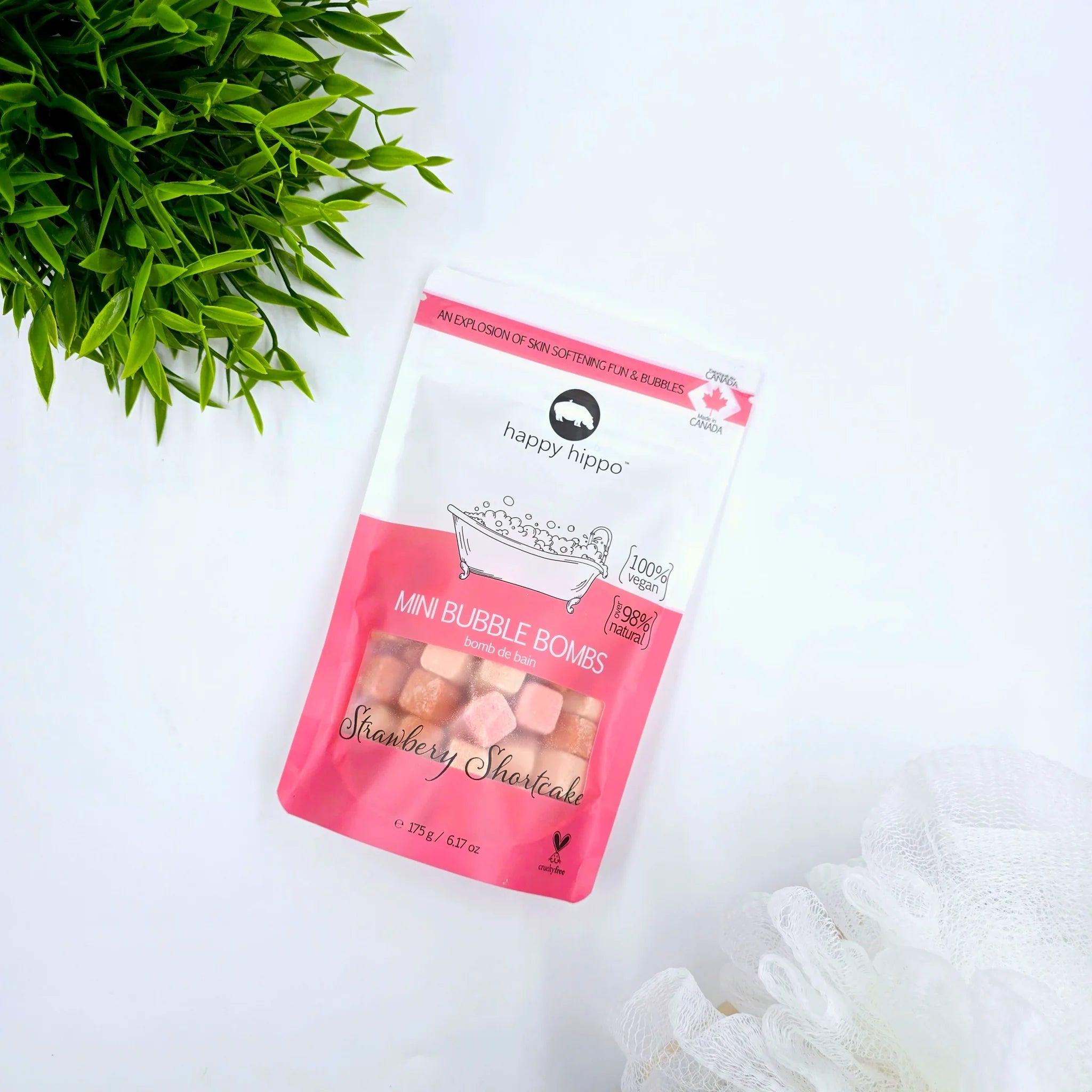 Mini Bubble Bombs - Strawberry Shortcake