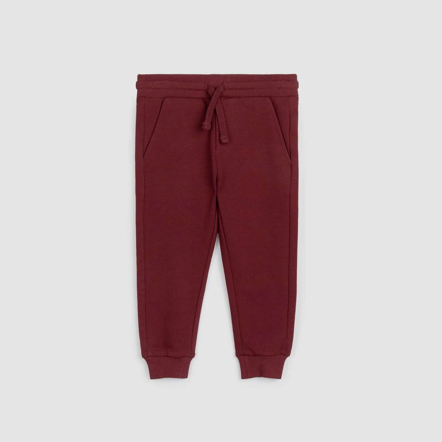 Burgundy Joggers - Size 12M & 2Y