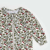 Raspberry Bush Print Jersey Sleeper