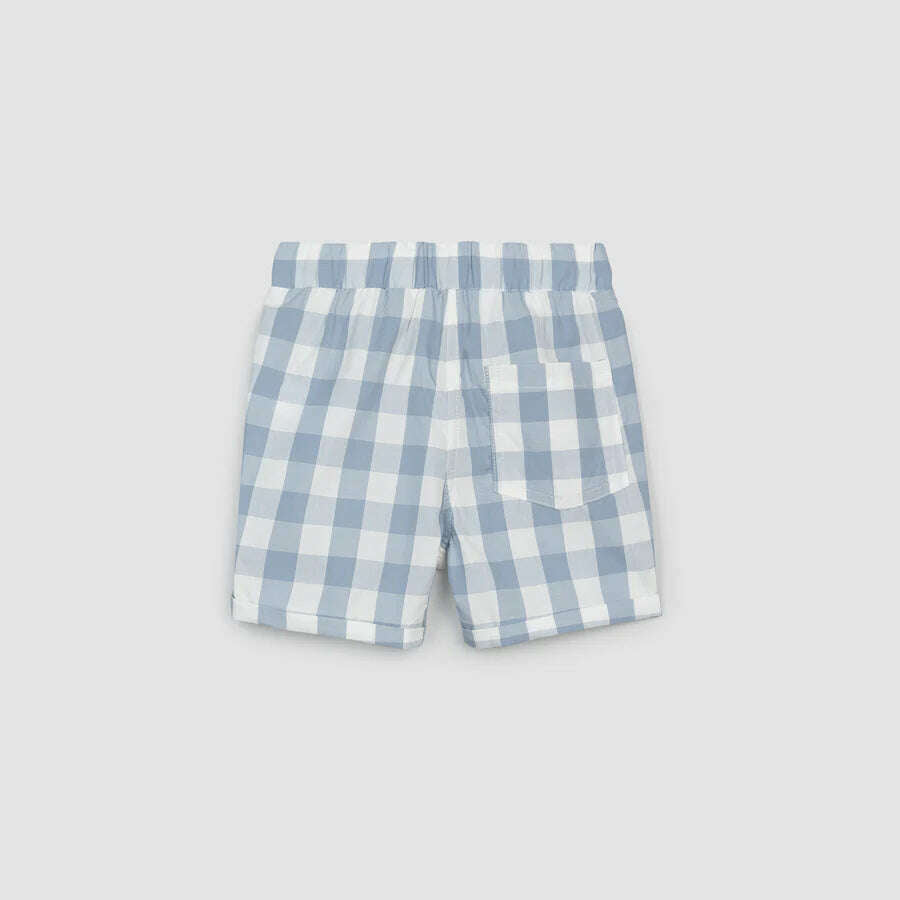 Plaid Poplin Shorts - Size 10