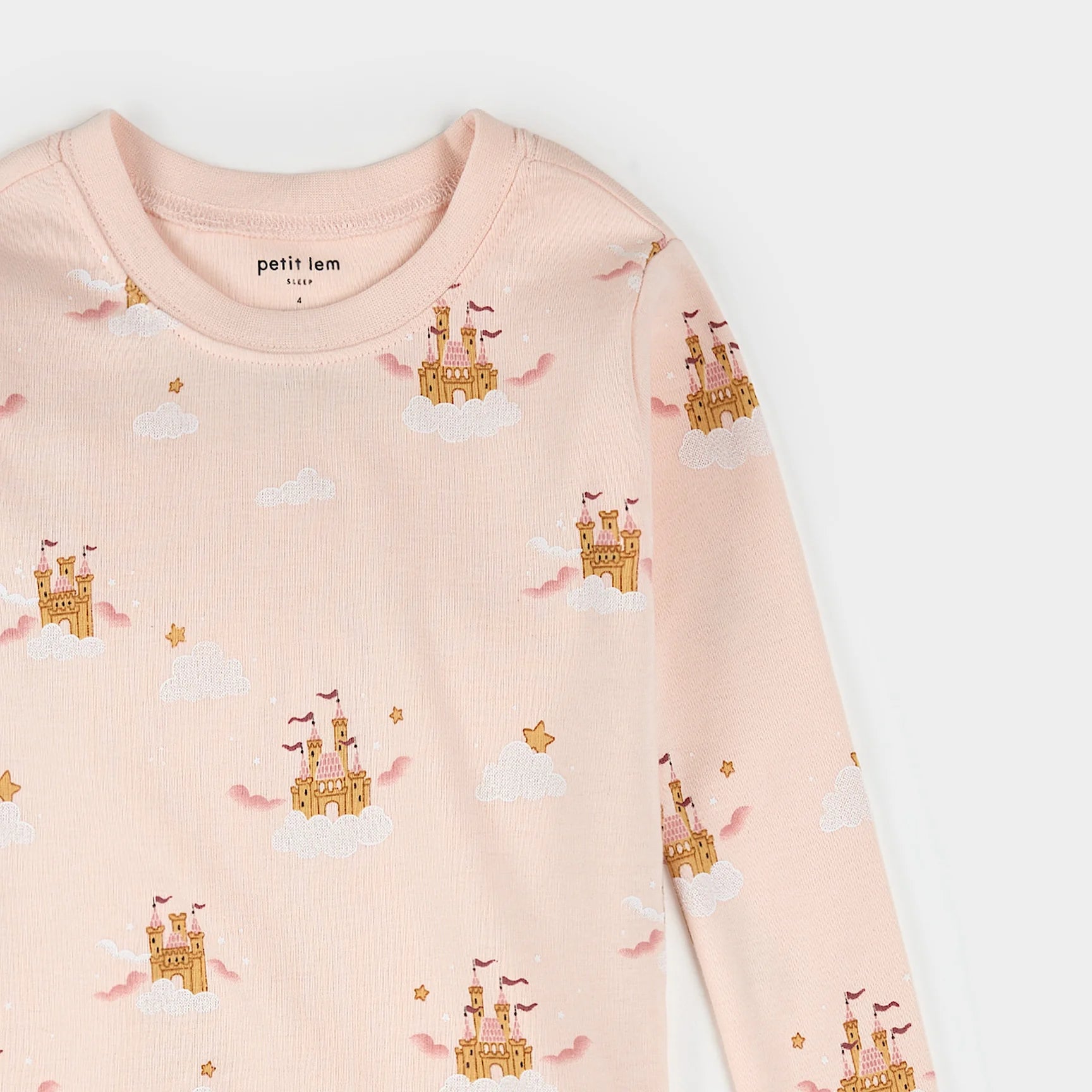 Magic Castle Print on Light Pink PJ Set