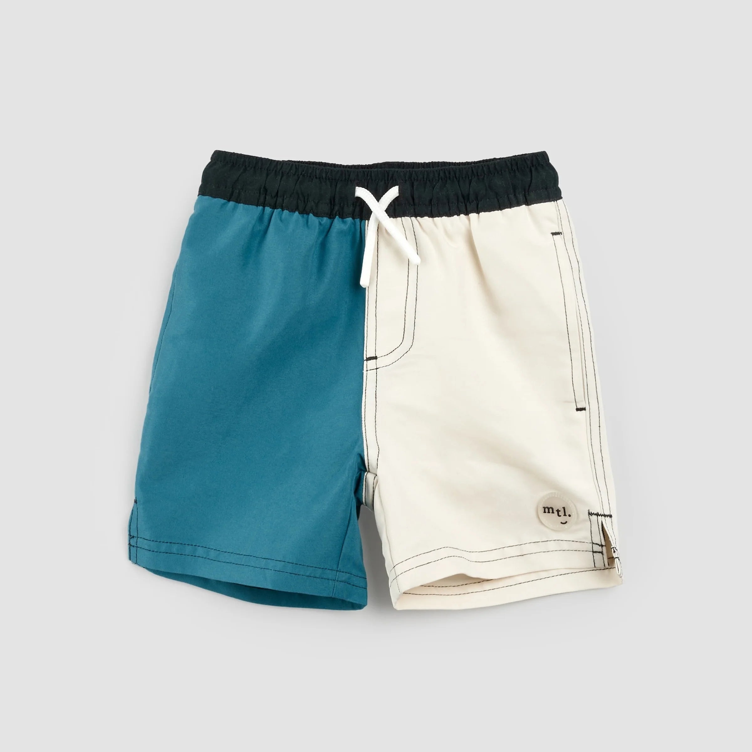 Dragonly & Birch Color-Block Swim Trunks