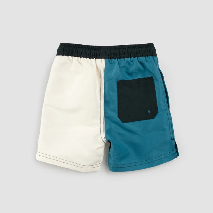 Dragonly & Birch Color-Block Swim Trunks