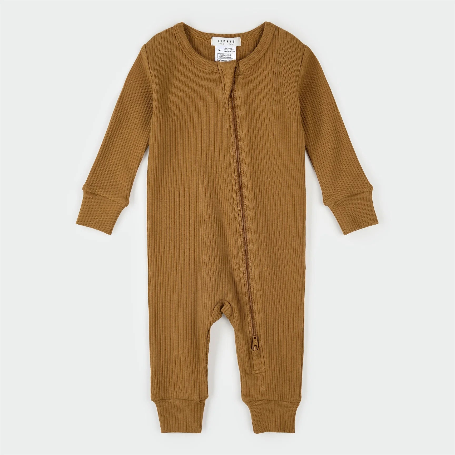 Amber Modal Rib Sleeper - Gold