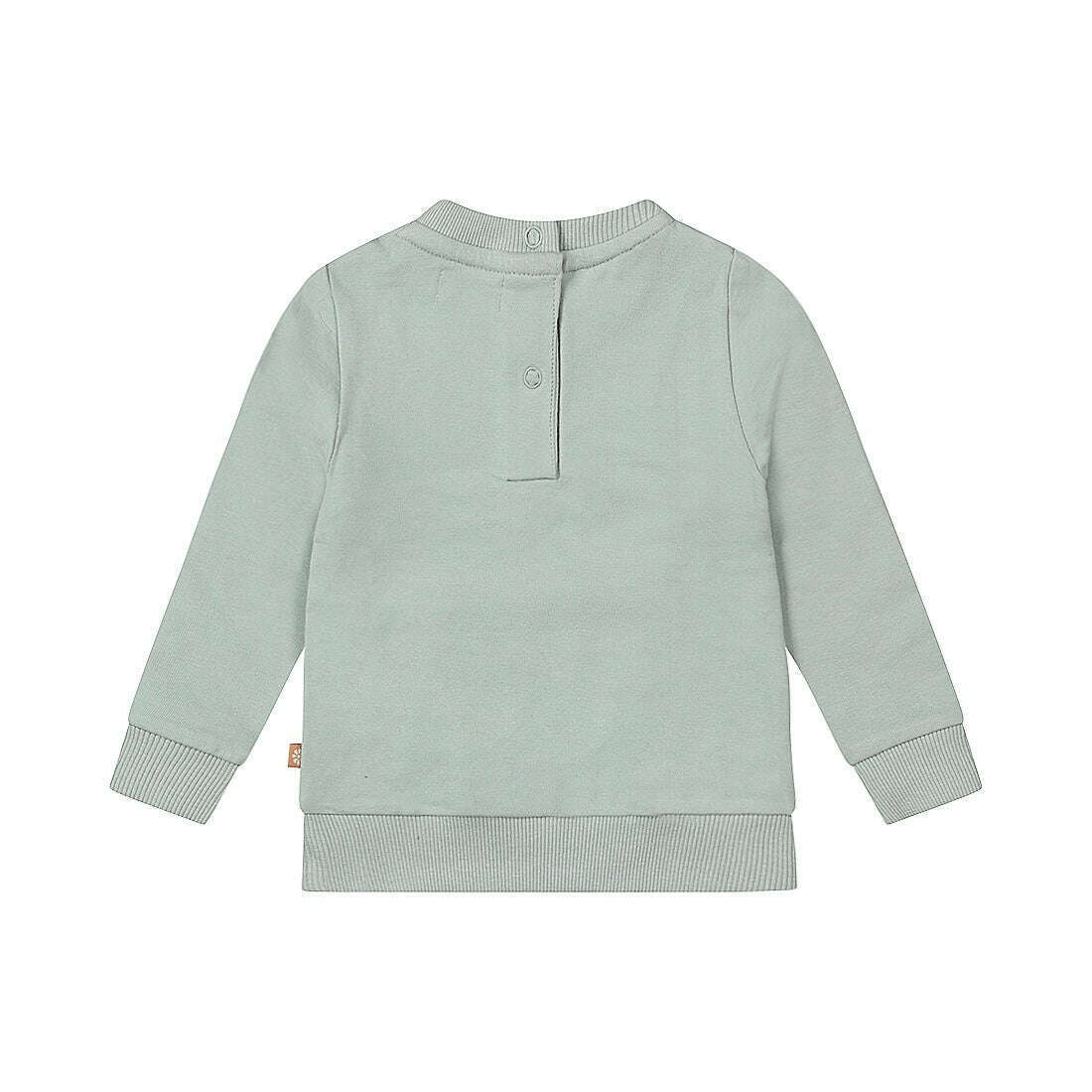 Soft Blue Embroidered Sweatshirt