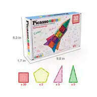 Picasso Tiles : 32 Piece Magnetic Rocket Tileset