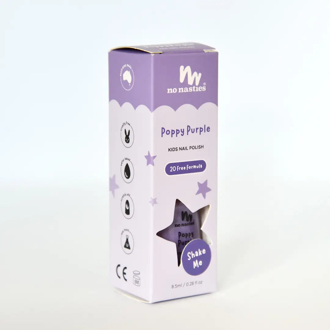 Water-Based Kids Nail Polish - Purple