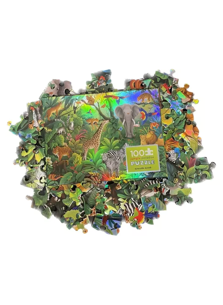 Holographic Jungle Paradise Puzzle - 100 Pc