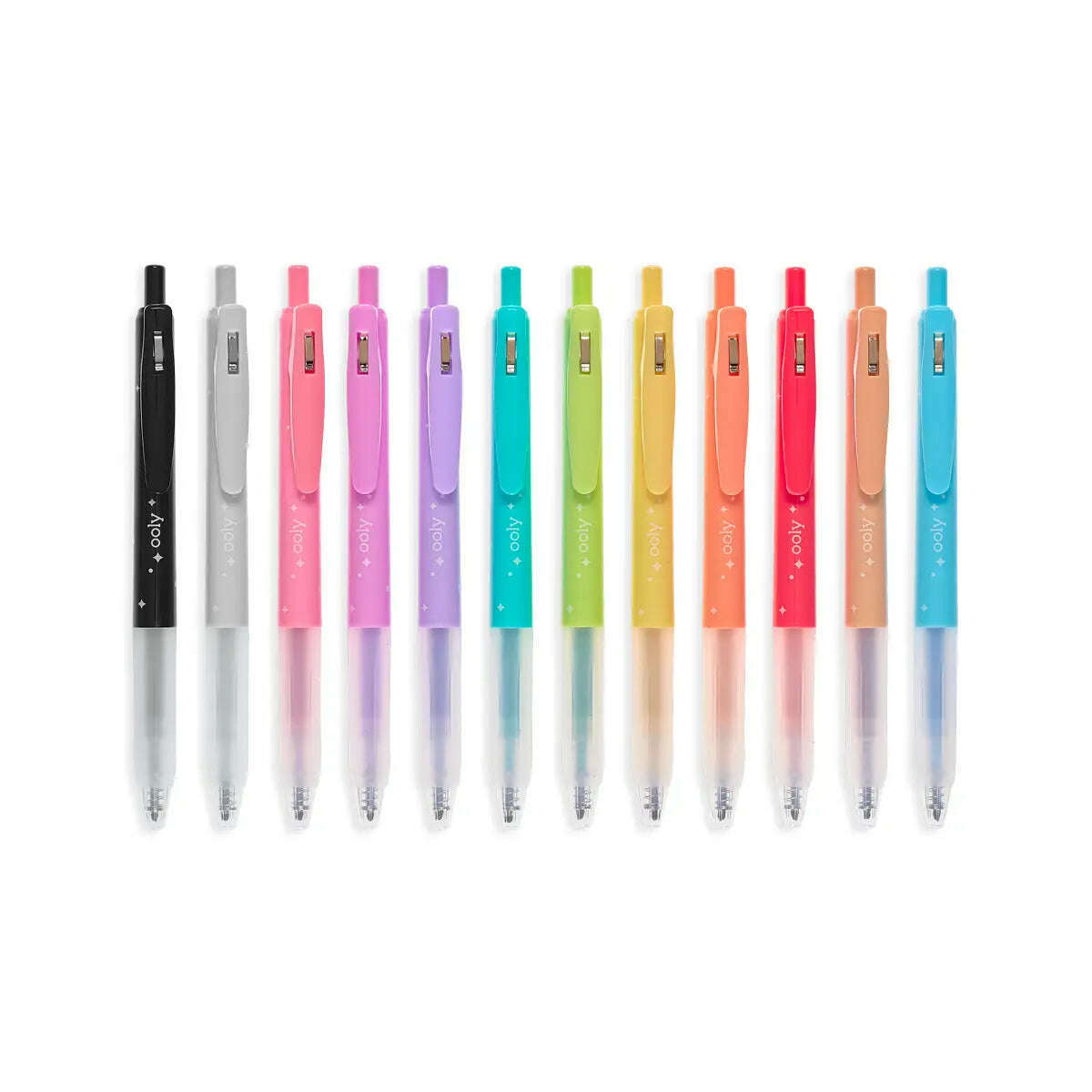 Oh My Glitter!  Retractable Glitter Gel Pens - Set of 12