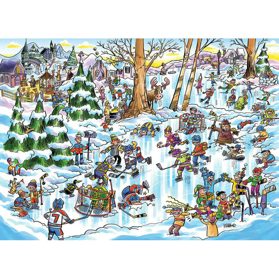 Hockey Town - Family Puzzle