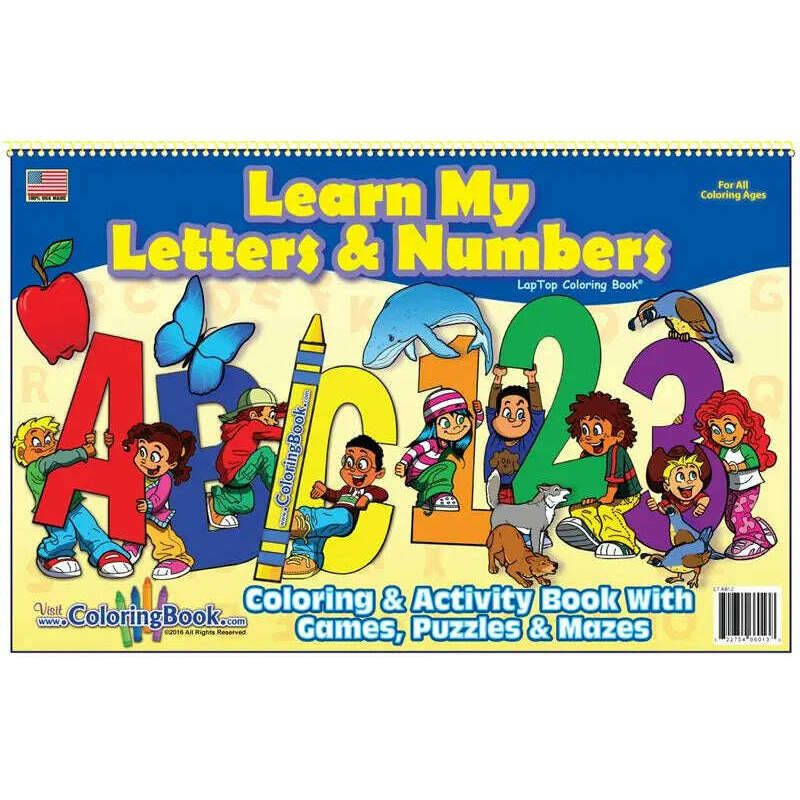 Learn my Letters & Numbers Colouring Book