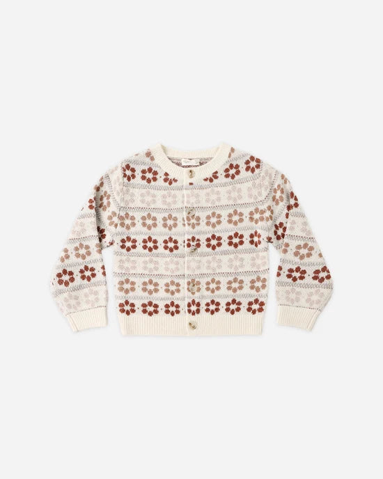 Cheyenne Cardigan Flower Fair Isle